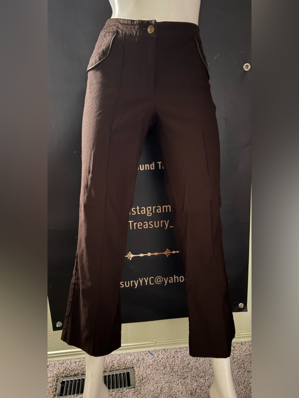 Women’s Ankle Crop Pants - Brown